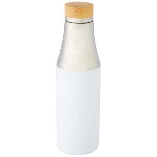 Hulan 540 ml copper vacuum insulated stainless steel bottle with bamboo lid