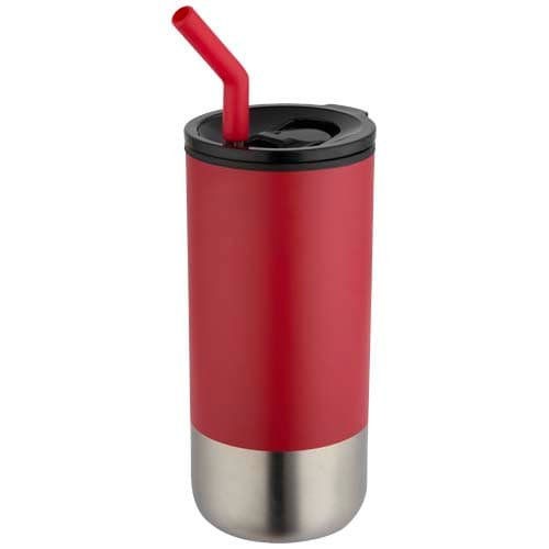 Grayson 480 ml RCS recycled insulated tumbler with straw