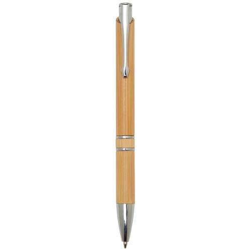 Wicker bamboo ballpoint pen (black ink)