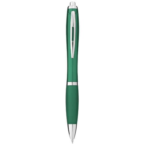 Nash ballpoint pen coloured barrel and grip (blue ink)