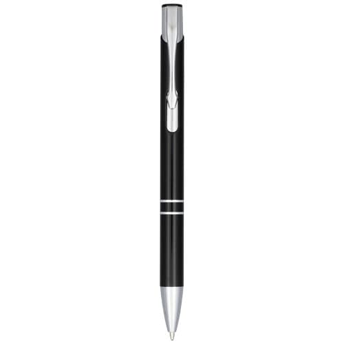 Moneta anodized aluminium click ballpoint pen (blue ink)
