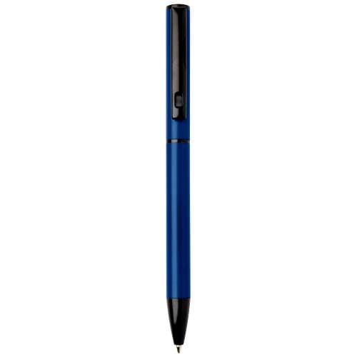 Verton recycled aluminium twist ballpoint pen with sleeve (blue ink)