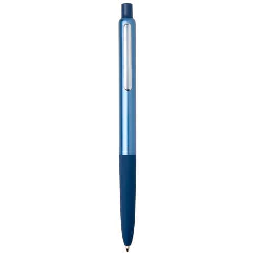 Soffit recycled aluminium click anodized ballpoint pen (blue ink)