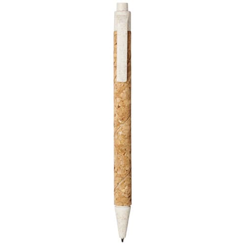 Midar cork and wheat straw ballpoint pen (black ink)