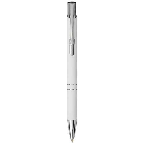 Moneta soft touch ballpoint pen (black ink)