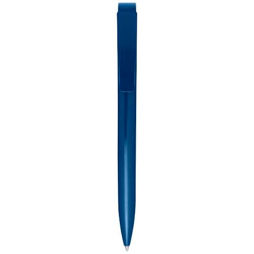 Lucia recycled plastic ballpoint pen (blue ink)