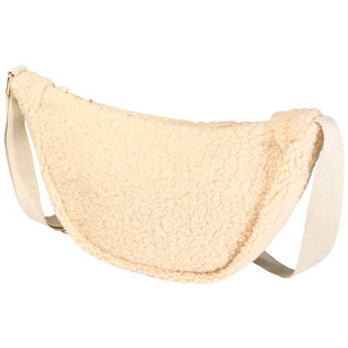 Bear GRS recycled sherpa crossbody bag 3L