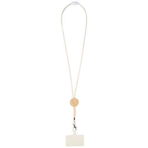 Adhab smartphone lanyard with bamboo details