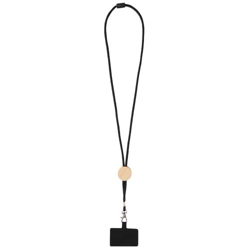Adhab smartphone lanyard with bamboo details