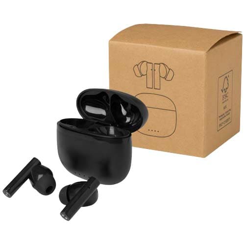 Alterf recycled plastic True Wireless Bluetooth earbuds with silicone eartips