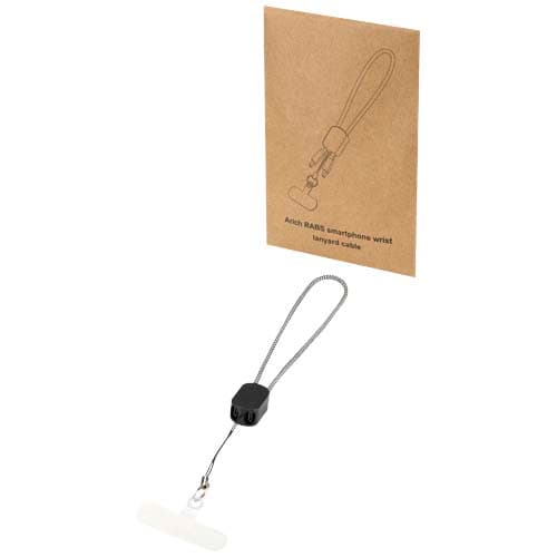 Arich RCS recycled wrist lanyard with built-in 20W Type-C charging cable