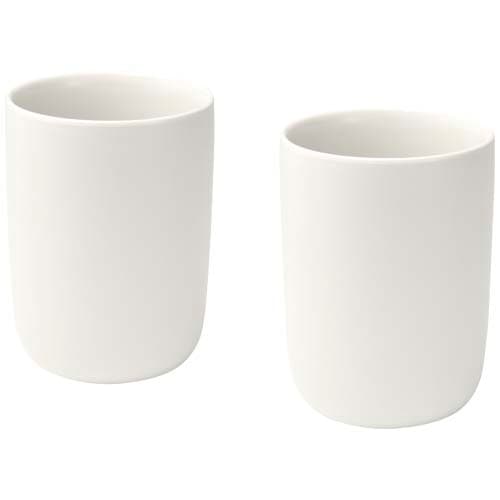 Male 350 ml ceramic cups with matt finish - set of 2