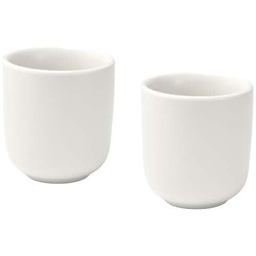 Male 90 ml ceramic espresso cups with matt finish - set of 2