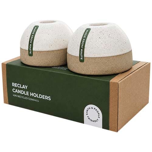 Originalhome ReClay dinner candle holder set