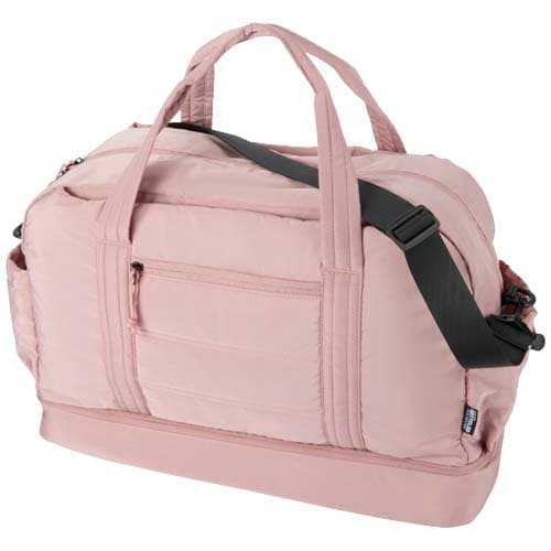 Puffer GRS recycled duffel bag with insulated bottom 30L