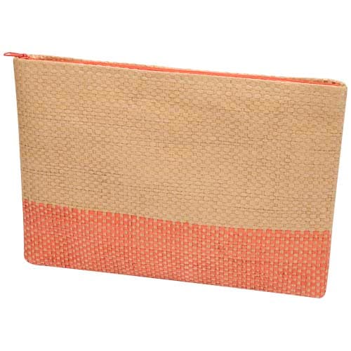 Rhythm straw paper zipped pouch 3L
