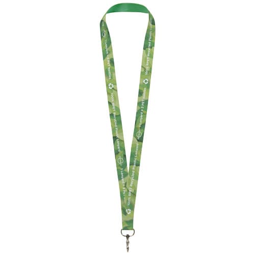 Lana recycled PET lanyard