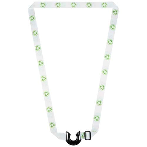 Lian sublimation RPET lanyard with bottle holder