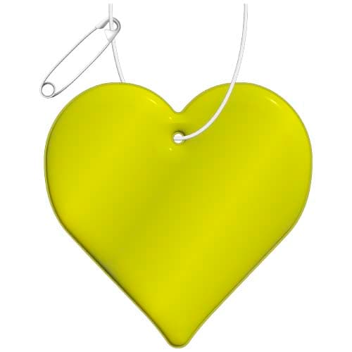 RFX™ H-16 heart-shaped lightweight reflective PVC hanger