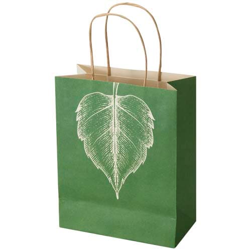 Agricultural 150 g/m2 waste paper bag with twisted handles - 18 x 9 x 23 cm