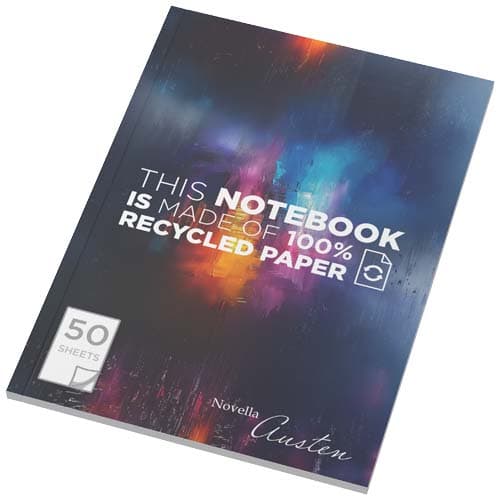 Novella Austen A5 recycled soft cover notebook - 50 sheets